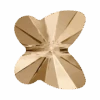 Serinity Crystal Beads Butterfly (5754) Crystal Golden Shadow(Serinity 5754 Beads Butterfly Crystal Golden Shadow)