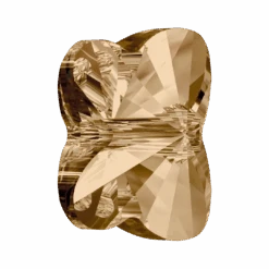 Swarovski Crystal Beads Butterfly (5754) Crystal Golden Shadow(Swarovski 5754 Beads Butterfly Crystal Golden Shadow) -BlueStreak Crystal Shop Serinity Crystal Beads Butterfly 5754 Crystal Golden Shadow 2 1