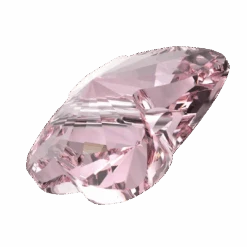 Swarovski Crystal Beads Butterfly (5754) Light Rose(Swarovski 5754 Beads Butterfly Light Rose) -BlueStreak Crystal Shop Serinity Crystal Beads Butterfly 5754 Light Rose 2