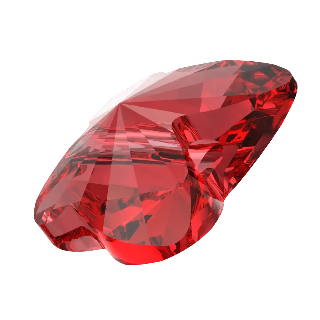 Swarovski Crystal Beads Butterfly (5754) Light Siam(Swarovski 5754 Beads Butterfly Light Siam) 4 Swarovski Crystal Beads Butterfly (5754) Light Siam(Swarovski 5754 Beads Butterfly Light Siam) - Image 2