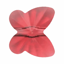 Serinity Crystal Beads Butterfly (5754) Light Siam(Serinity 5754 Beads Butterfly Light Siam)