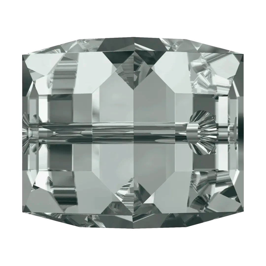 Swarovski Crystal Beads Cube (5601) Black Diamond(Swarovski 5601 Beads Cube Black Diamond) 4 Swarovski Crystal Beads Cube (5601) Black Diamond(Swarovski 5601 Beads Cube Black Diamond) - Image 2
