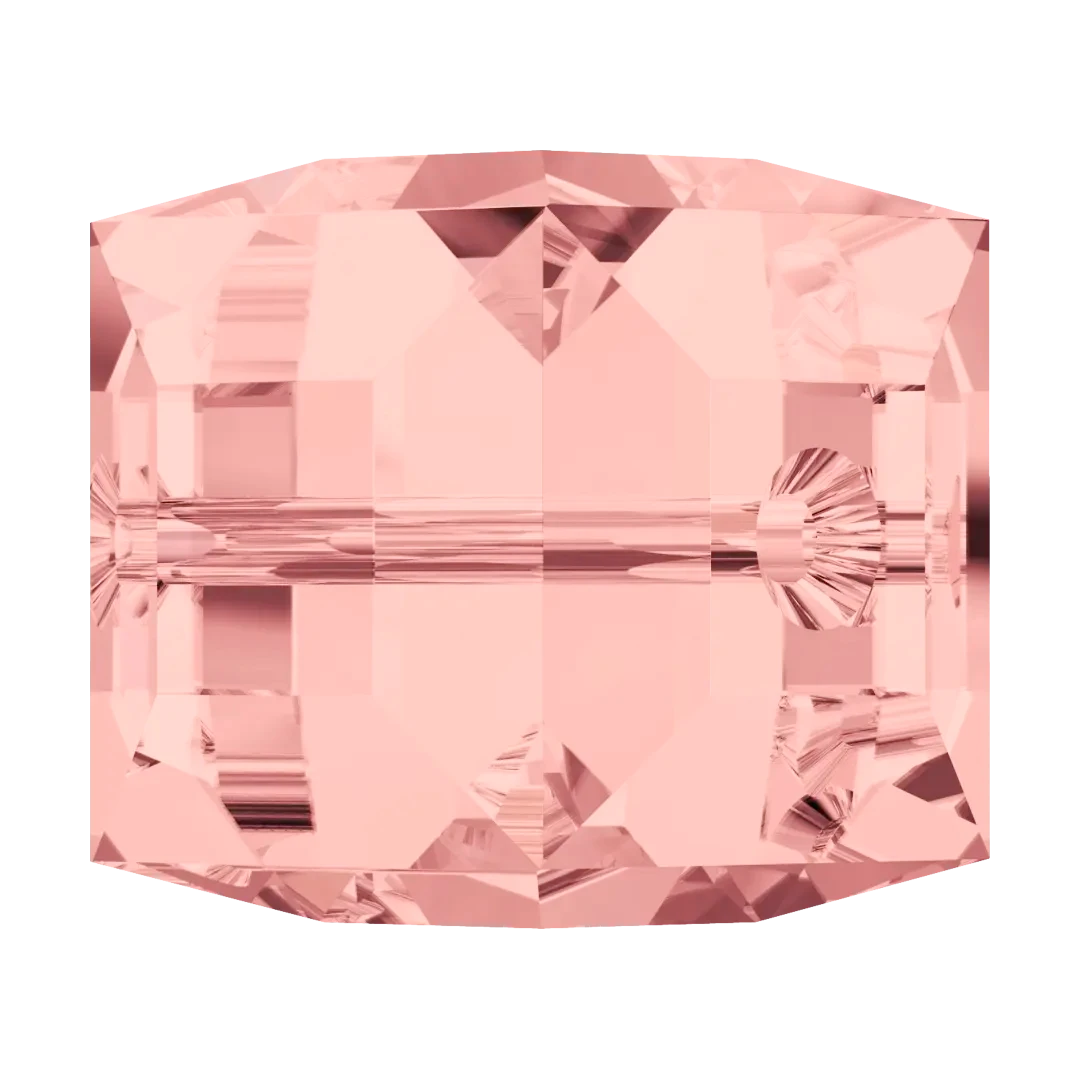 Swarovski Crystal Beads Cube (5601) Blush Rose(Swarovski 5601 Beads Cube Blush Rose) 4 Swarovski Crystal Beads Cube (5601) Blush Rose(Swarovski 5601 Beads Cube Blush Rose) - Image 2