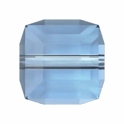 Swarovski Crystal Beads Cube (5601) Recreated Ice Blue(Swarovski Crystal Beads Cube 5601 Recreated Ice Blue)