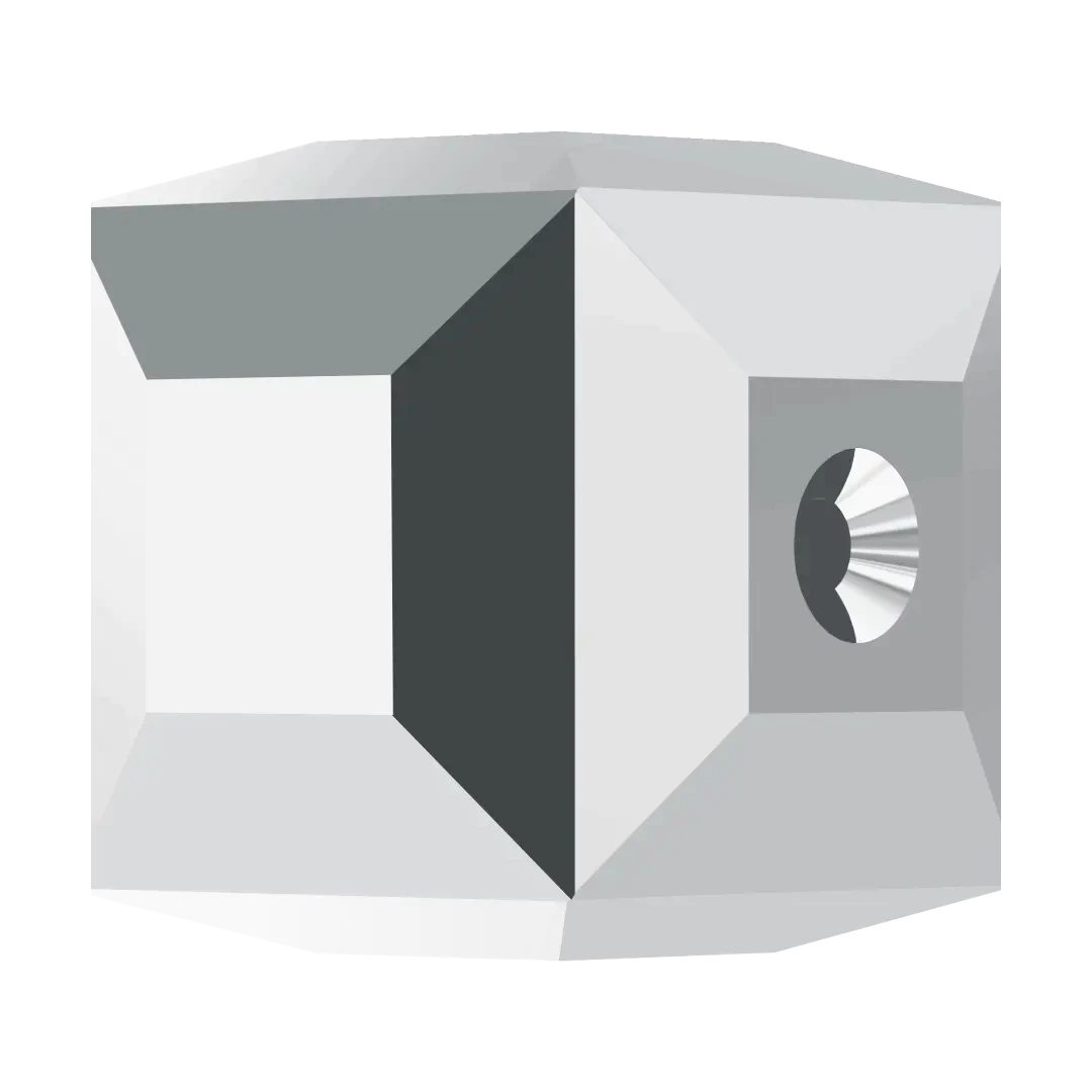 Serinity Crystal Beads Cube (5601) Crystal Light Chrome B(Serinity 5601 Beads Cube Crystal Light Chrome) 4 Serinity Crystal Beads Cube (5601) Crystal Light Chrome B(Serinity 5601 Beads Cube Crystal Light Chrome) - Image 2