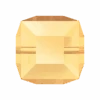 Swarovski Crystal Beads Cube (5601) Crystal Metallic Sunshine(Swarovski 5601 Beads Cube Crystal Metallic Sunshine)