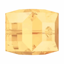 Swarovski Crystal Beads Cube (5601) Crystal Metallic Sunshine(Swarovski 5601 Beads Cube Crystal Metallic Sunshine) -BlueStreak Crystal Shop Serinity Crystal Beads Cube 5601 Crystal Metallic Sunshine B 2