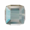 Swarovski Crystal Beads Cube (5601) Crystal Shimmer(Swarovski 5601 Beads Cube Crystal Shimmer)