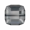 Swarovski Crystal Beads Cube (5601) Crystal Silver Night(Swarovski 5601 Beads Cube Crystal Silver Night)