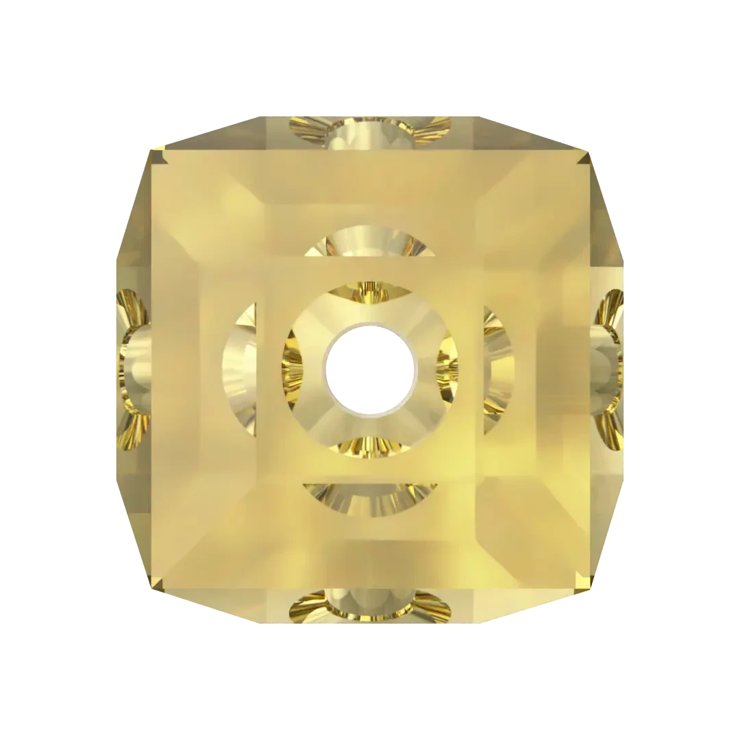 Swarovski Crystal Beads Cube (5601) Recreated Dark Jonquil(Swarovski Crystal Beads Cube 5601 Recreated Dark Jonquil) 5 Swarovski Crystal Beads Cube (5601) Recreated Dark Jonquil(Swarovski Crystal Beads Cube 5601 Recreated Dark Jonquil) - Image 3
