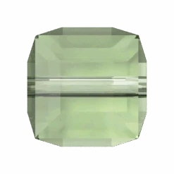 Serinity Crystal Beads Cube (5601) Dark Peridot(Serinity Crystal Beads Cube 5601 Dark Peridot)