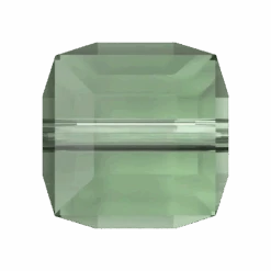 Swarovski Crystal Beads Cube (5601) Erinite(Swarovski 5601 Beads Cube Erinite)