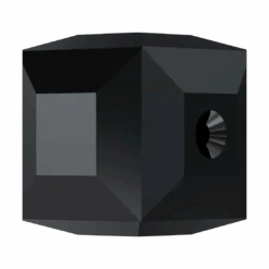 Swarovski Crystal Beads Cube (5601) Jet(Swarovski 5601 Beads Cube Jet) -BlueStreak Crystal Shop Serinity Crystal Beads Cube 5601 Jet 2