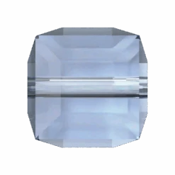 Swarovski Crystal Beads Cube (5601) Light Sapphire(Swarovski 5601 Beads Cube Light Sapphire)