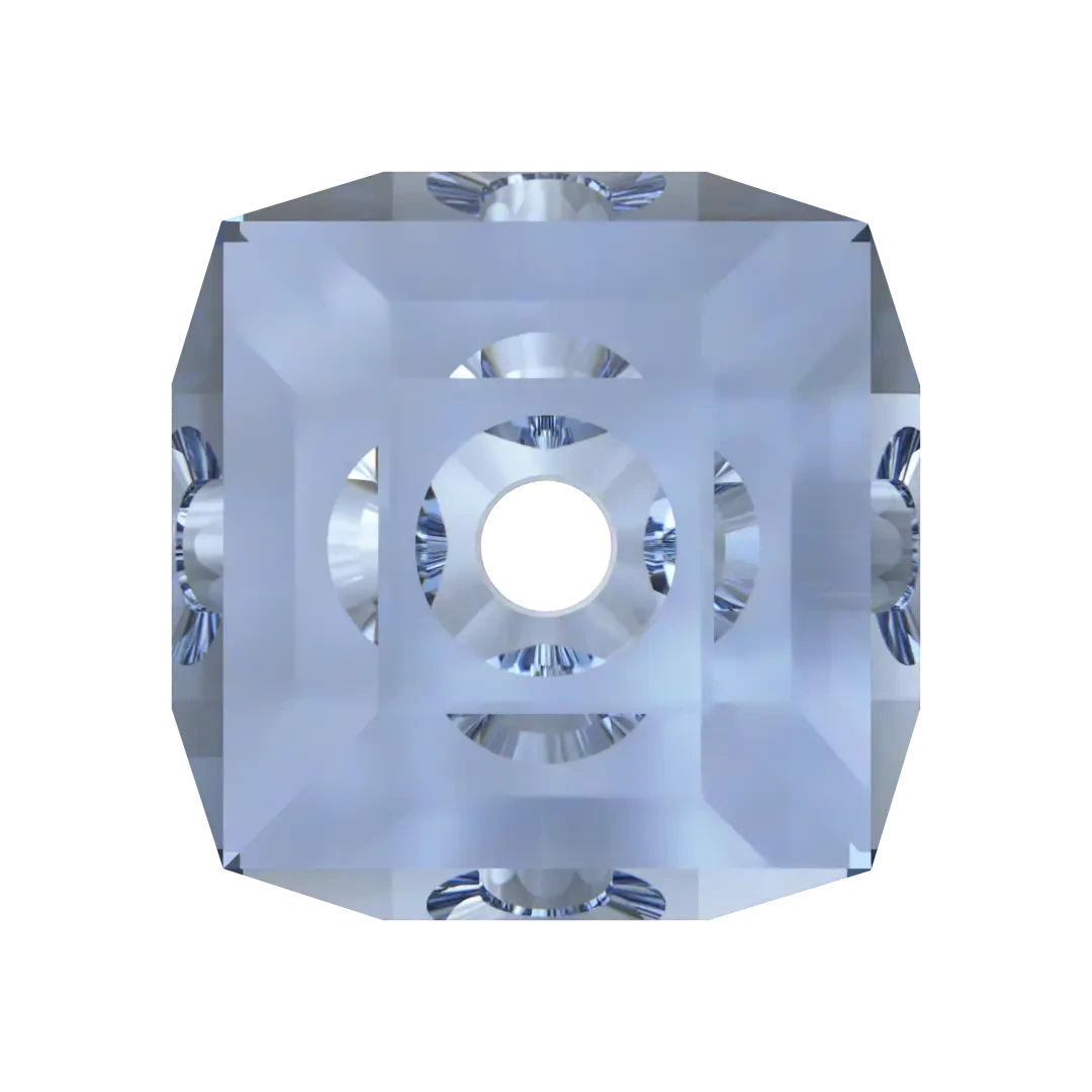 Swarovski Crystal Beads Cube (5601) Light Sapphire(Swarovski 5601 Beads Cube Light Sapphire) 5 Swarovski Crystal Beads Cube (5601) Light Sapphire(Swarovski 5601 Beads Cube Light Sapphire) - Image 3
