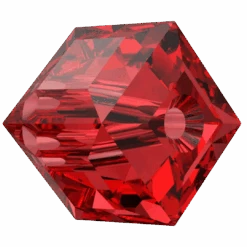 Swarovski Crystal Beads Cube (5601) Light Siam(Swarovski 5601 Beads Cube Light Siam) 6 Swarovski Crystal Beads Cube (5601) Light Siam(Swarovski 5601 Beads Cube Light Siam) -BlueStreak Crystal Shop Serinity Crystal Beads Cube 5601 Light Siam 2