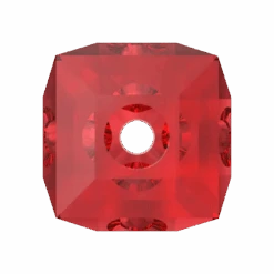 Swarovski Crystal Beads Cube (5601) Light Siam(Swarovski 5601 Beads Cube Light Siam) 7 Swarovski Crystal Beads Cube (5601) Light Siam(Swarovski 5601 Beads Cube Light Siam) -BlueStreak Crystal Shop Serinity Crystal Beads Cube 5601 Light Siam 3