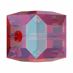 Serinity Crystal Beads Cube (5601) Light Siam Shimmer B(Serinity 5601 Beads Cube Light Siam Shimmer) -BlueStreak Crystal Shop Serinity Crystal Beads Cube 5601 Light Siam Shimmer B 2