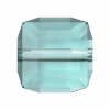 Swarovski Crystal Beads Cube (5601) Light Turquoise(Swarovski 5601 Beads Cube Light Turquoise)