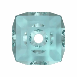 Swarovski Crystal Beads Cube (5601) Light Turquoise(Swarovski 5601 Beads Cube Light Turquoise) 7 Swarovski Crystal Beads Cube (5601) Light Turquoise(Swarovski 5601 Beads Cube Light Turquoise) -BlueStreak Crystal Shop Serinity Crystal Beads Cube 5601 Light Turquoise 3 1