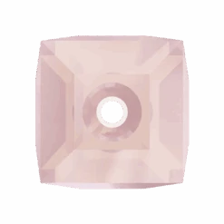 Swarovski Crystal Beads Cube (5601) Rose Water Opal Shimmer(Swarovski 5601 Beads Cube Rose Water Opal Shimmer) -BlueStreak Crystal Shop Serinity Crystal Beads Cube 5601 Rose Water Opal Shimmer B 3