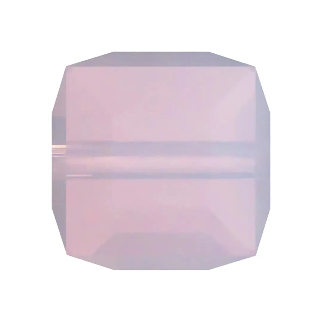 Swarovski Crystal Beads Cube (5601) Rose Water Opal(Swarovski Crystal Beads Cube 5601 Rose Water Opal) 3 Swarovski Crystal Beads Cube (5601) Rose Water Opal(Swarovski Crystal Beads Cube 5601 Rose Water Opal)