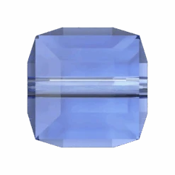 Swarovski Crystal Beads Cube (5601) Sapphire(Swarovski 5601 Beads Cube Sapphire)