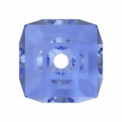 Swarovski Crystal Beads Cube (5601) Sapphire(Swarovski 5601 Beads Cube Sapphire) -BlueStreak Crystal Shop Serinity Crystal Beads Cube 5601 Sapphire 3