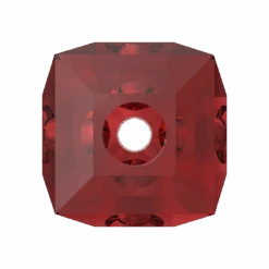 Swarovski Crystal Beads Cube (5601) Siam(Swarovski 5601 Beads Cube Siam) -BlueStreak Crystal Shop Serinity Crystal Beads Cube 5601 Siam 3