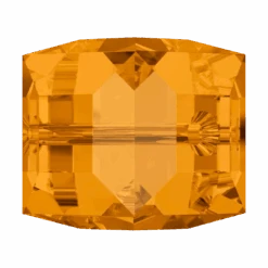 Serinity Crystal Beads Cube (5601) Topaz(Serinity 5601 Beads Cube Topaz) -BlueStreak Crystal Shop Serinity Crystal Beads Cube 5601 Topaz 2