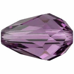 Swarovski Crystal Beads Drop (5500) Amethyst(Swarovski 5500 Beads Pear Amethyst)