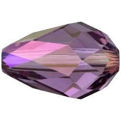 Serinity Crystal Beads Drop (5500) Amethyst Shimmer 2X(Serinity 5500 Beads Pear Amethyst Shimmer 2x)