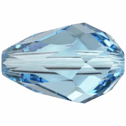 Serinity Crystal Beads Drop (5500) Aquamarine(Serinity 5500 Beads Pear Aquamarine)