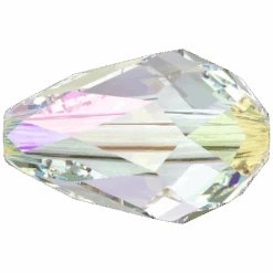 Swarovski Crystal Beads Drop (5500) Crystal Shimmer 2X(Swarovski 5500 Beads Pear Crystal Shimmer 2x)