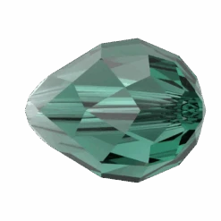 Swarovski Crystal Beads Drop (5500) Emerald(Swarovski Crystal Beads Drop 5500 Emerald) -BlueStreak Crystal Shop Serinity Crystal Beads Drop 5500 Emerald 2