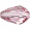 Swarovski Crystal Beads Drop (5500) Light Rose(Swarovski 5500 Beads Pear Light Rose)