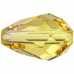 Swarovski Crystal Beads Drop (5500) Light Topaz(Swarovski Crystal Beads Drop 5500 Light Topaz)