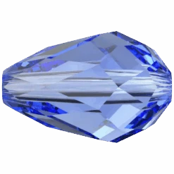Swarovski Crystal Beads Drop (5500) Sapphire(Swarovski Crystal Beads Drop 5500 Sapphire)