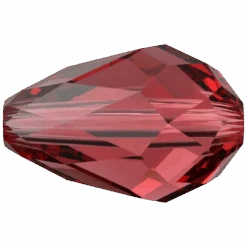 Swarovski Crystal Beads Drop (5500) Scarlet(Swarovski Crystal Beads Drop 5500 Scarlet)