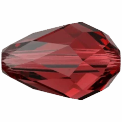 Swarovski Crystal Beads Drop (5500) Siam(Swarovski 5500 Beads Pear Siam)