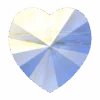 Swarovski Crystal Beads Heart (5742) Crystal AB(Swarovski 5742 Beads Heart Crystal Ab)