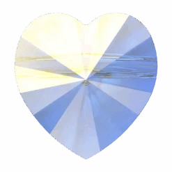 Swarovski Crystal Beads Heart (5742) Crystal AB(Swarovski 5742 Beads Heart Crystal Ab)
