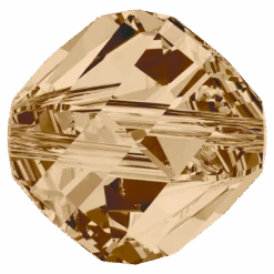 Swarovski Crystal Beads Helix (5020) Crystal Golden Shadow(Swarovski 5020 Beads Helix Crystal Golden Shadow)