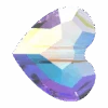 Swarovski Crystal Beads Love (5741) Crystal AB(Swarovski 5741 Beads Love Crystal Ab)