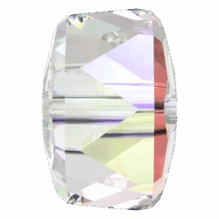 Swarovski Crystal Beads Rondelle (5045) Crystal AB(Swarovski 5045 Beads Rondelle Crystal Ab)
