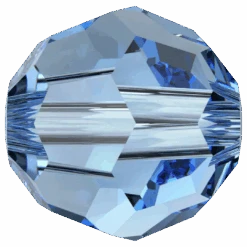 Swarovski Crystal Beads Round (5000) Recreated Ice Blue(Swarovski Crystal Beads Round 5000 Recreated Ice Blue)