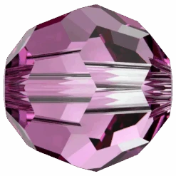 Swarovski Crystal Beads Round (5000) Dark Rose(Swarovski Crystal Beads Round 5000 Dark Rose)