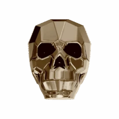 Serinity Crystal Beads Skull (5750) Crystal Metallic Light Gold 2X(Serinity Crystal Beads Skull 5750 Crystal Metallic Light Gold 2x)