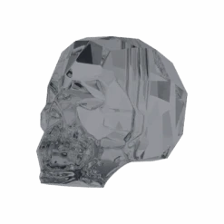 Swarovski Crystal Beads Skull (5750) Crystal Silver Night(Swarovski 5750 Beads Skull Crystal Silver Night) -BlueStreak Crystal Shop Serinity Crystal Beads Skull 5750 Crystal Silver Night 2 1