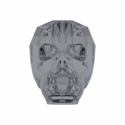 Swarovski Crystal Beads Skull (5750) Crystal Silver Night 2X(Swarovski 5750 Beads Skull Crystal Silver Night 2x)
